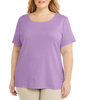 KAREN SCOTT Women Scoop Neck T-Shirt