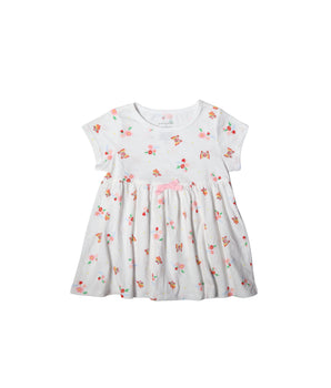 Baby Girls Butterfly  Printed Dress