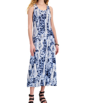 Women Print Sleeveless Dress