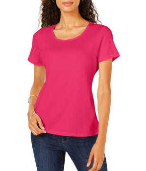 KAREN SCOTT Women Short Sleeve T-Shirt