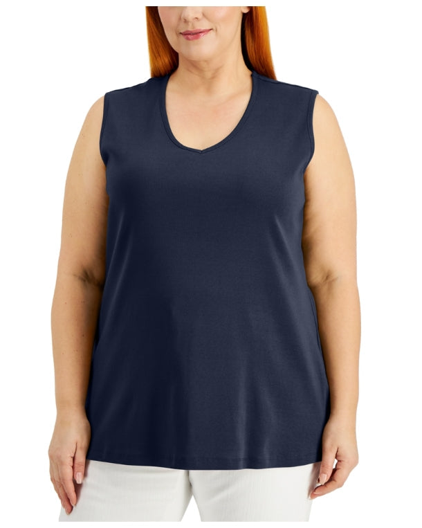 Women V Neck Tunic Tank Top 