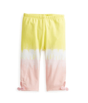 Baby Girls Sunrise Tie Dyed Capri Pants