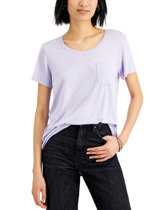 Women Chest Pocket T-Shirt