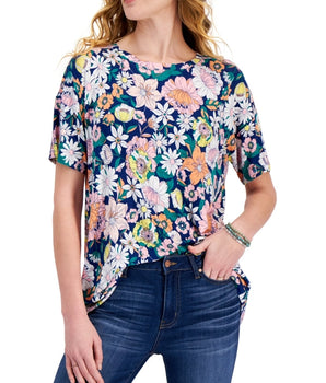 Women Allover Floral T-Shirt