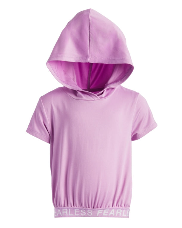 Girls Short Sleeve Hoodie