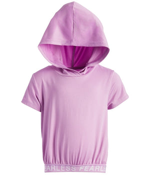 Girls Short Sleeve Hoodie