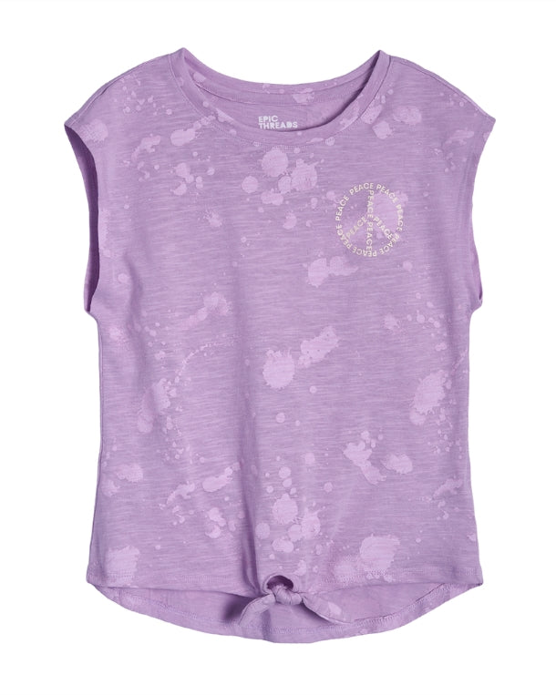 Girls Sleeveless T-Shirt