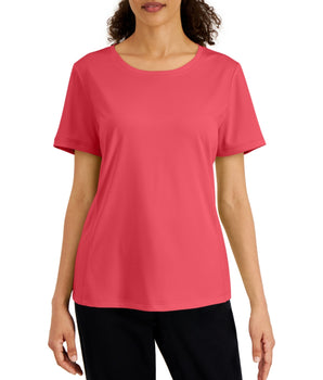 KAREN SCOTT Women Short Sleeve T-Shirt