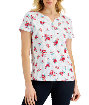 KAREN SCOTT Women Floral Top