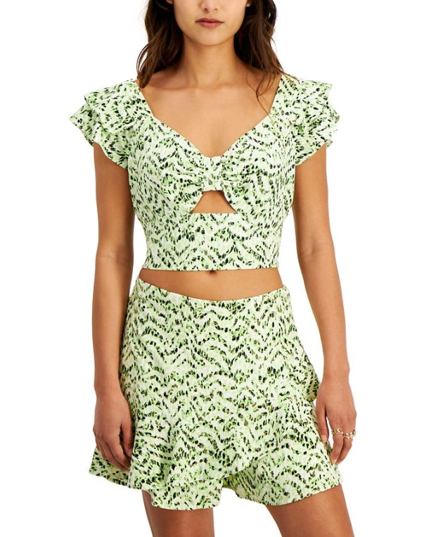 Women Printed Crop Top