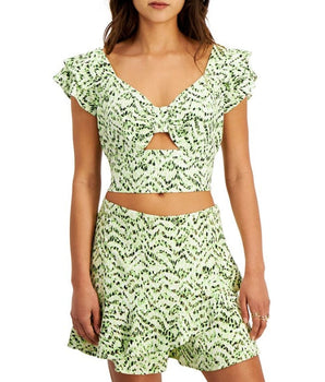 Women Printed Crop Top