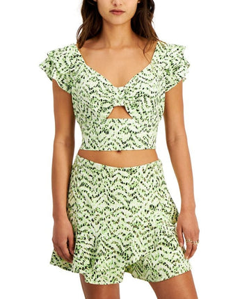 Women Printed Crop Top