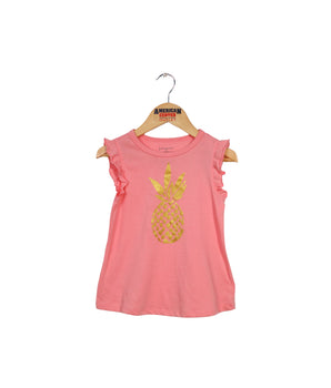 Girls Pineapple Graphics T-Shirt