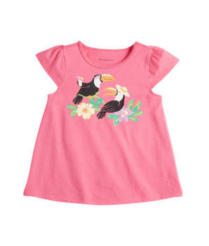 Baby Girls Toucan Friends T-Shirt