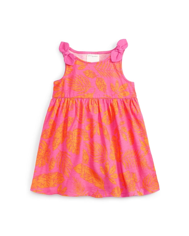 Baby Palm Print Knit Dress