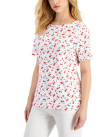 Women Cherry Printed T-Shirt