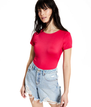 Women Crew Neck Bodysuit