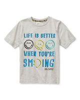 Boys Crew Neck Graphic Printed T-Shirt 