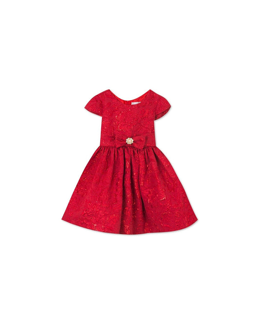 RARE EDITIONS Baby Girls Metallic Dress