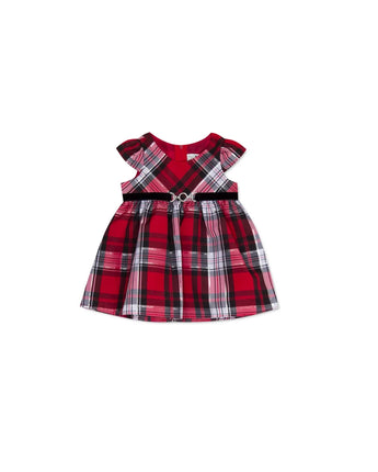 RARE EDITIONS Baby Girls Ruffle Stripe Dress