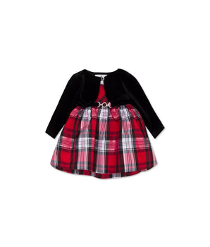 RARE EDITIONS Baby Girls Ruffle Stripe Dress