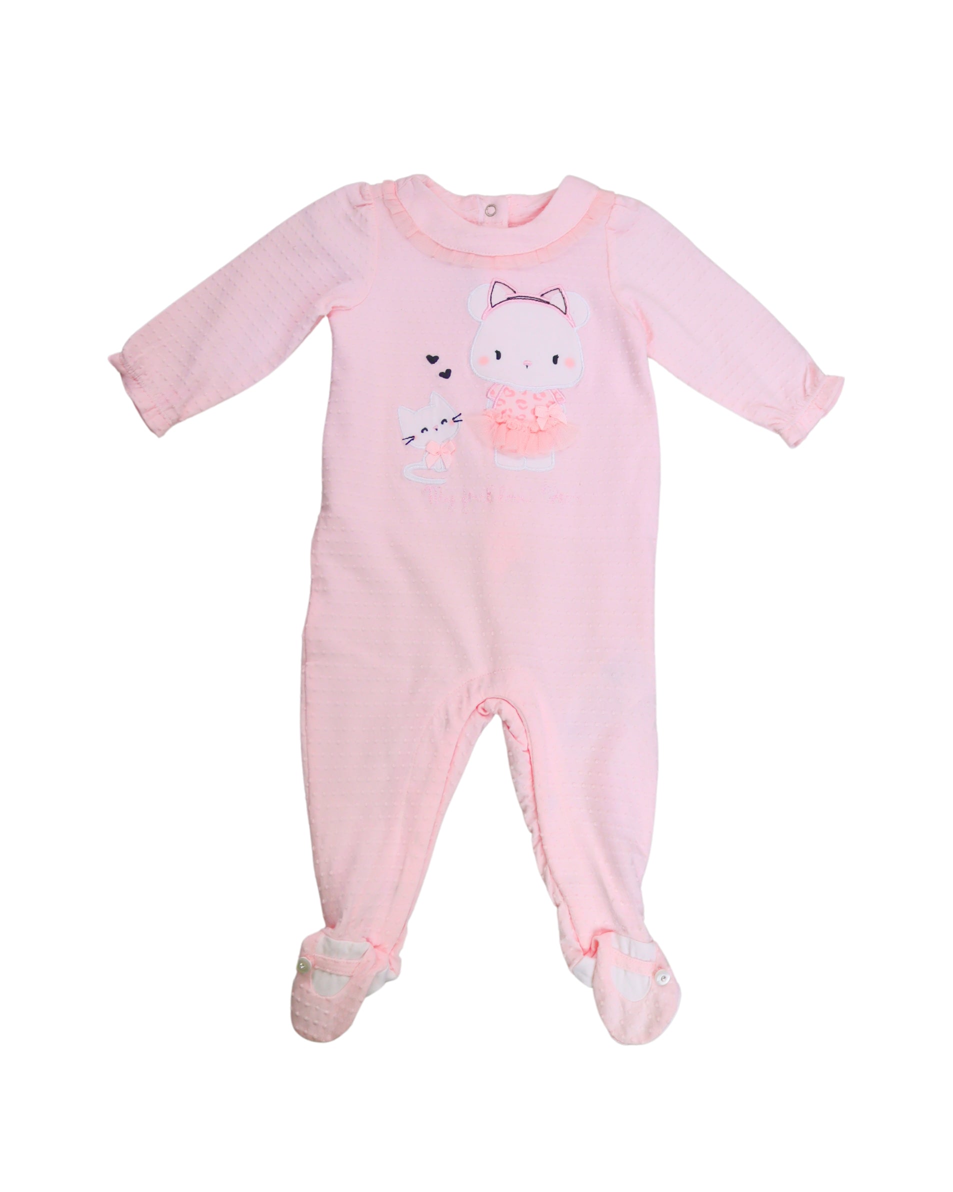 CHICCO Baby Girls Animal Graphics Overall