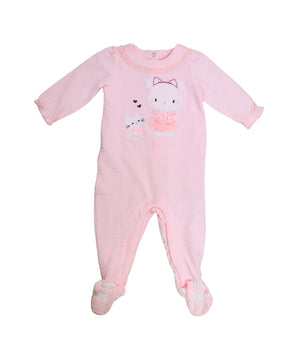 CHICCO Baby Girls Animal Graphics Overall