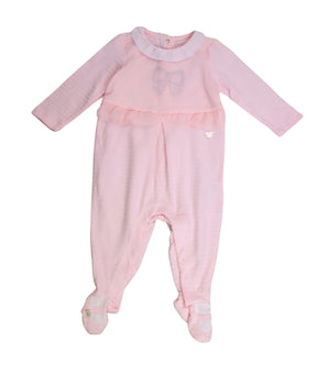 CHICCO Baby Girls Bow Graphics Overall