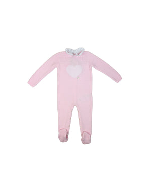 CHICCO Baby Girls Heart Graphics Overall