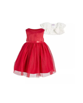 BLUEBERI Baby Girls Ruffle Dress