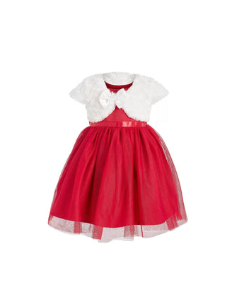 BLUEBERI Baby Girls Ruffle Dress