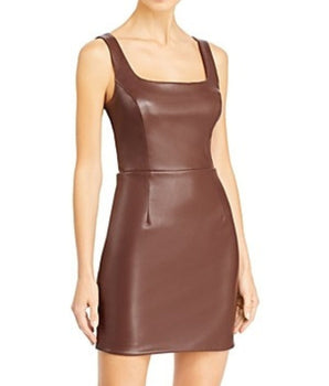 Women Leather Dress