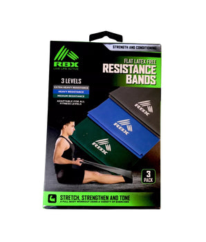 Flat Latex Resistance 3 Pack