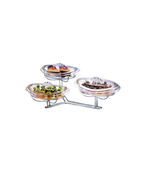 Crystal Acrylic 3 Tier Blossom Dessert Tray