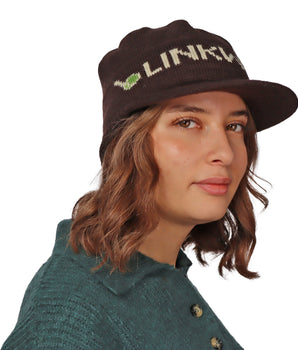 LINKWARE Girls Faux Wool Cap