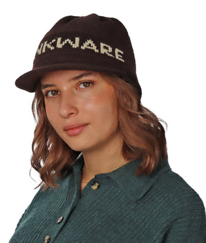 LINKWARE Girls Faux Wool Cap