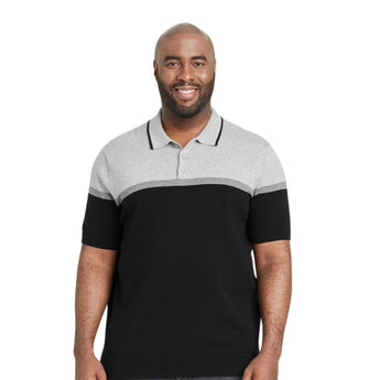 GOODIELLOW Men Soft Fleece Polo Shirt