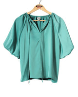 Women Ruffle Sleeve Blouse