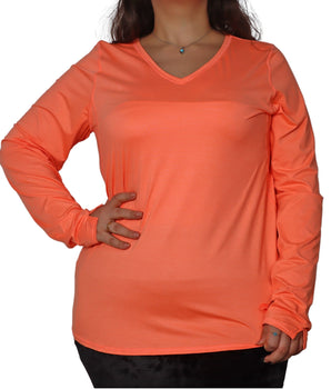 XERSION Women T-Shirts Long Sleeve