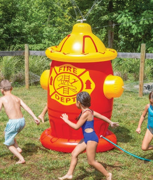 Giant Inflatable Fire Hydrant Backyard Water Sprinkler