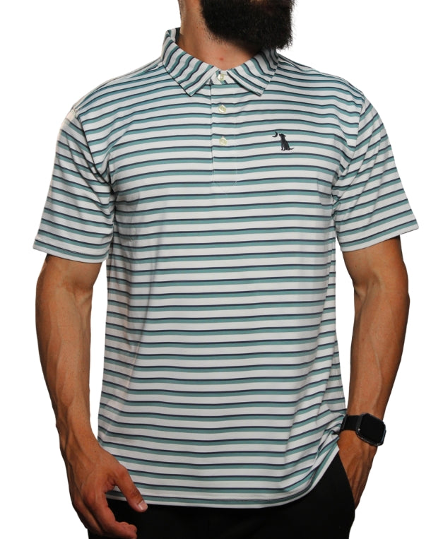 Men Striped Polo 