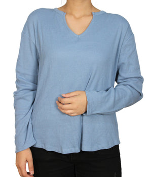 A NEW APPROACH Women Cozy Ribbed T-Shirt