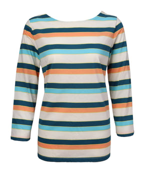 Women Colorbloked Striped T-Shirt