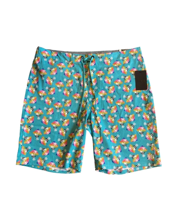 Men Allover Graphic Short Swim