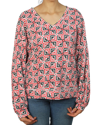 LIZ CLAIBORNE Women Graphics Top