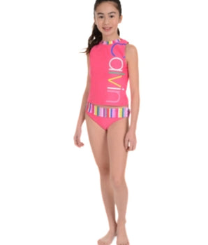 Girls Print Swim 2 Pcs