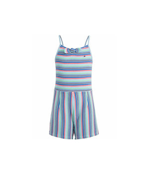 Girls Striped Jumpsuits