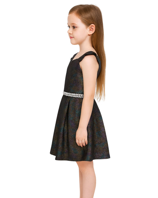 Girls Metallic Dress