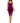 Women Surplice Bodycon Slit Front Dress