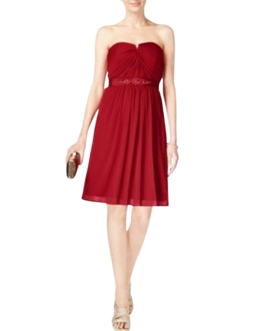 Women Ruched Sleeveless Dress   